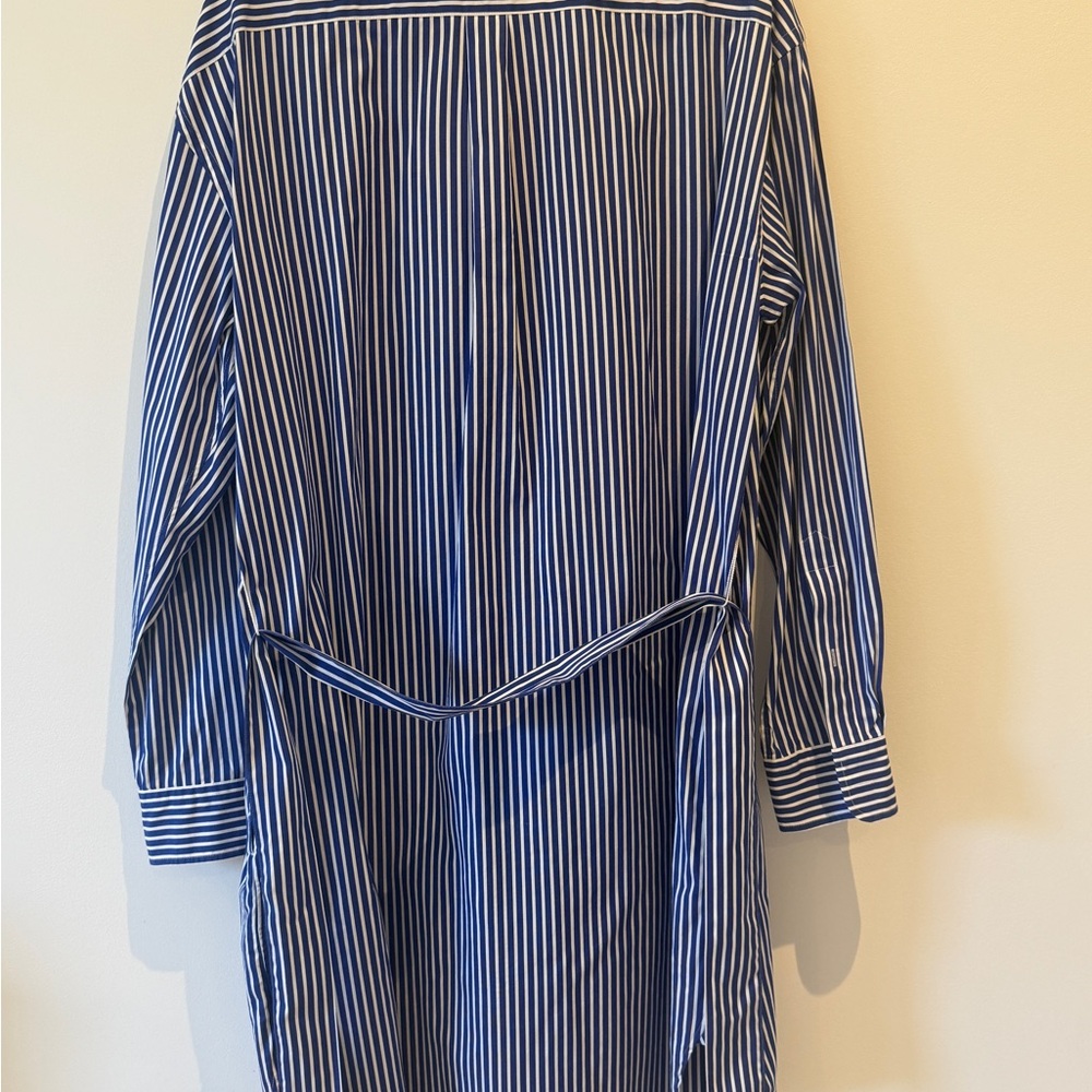 Polo Ralph Lauren Navy Striped Shirtdress - Picture 3 of 6